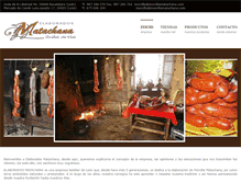 Tablet Screenshot of morcillamatachana.com